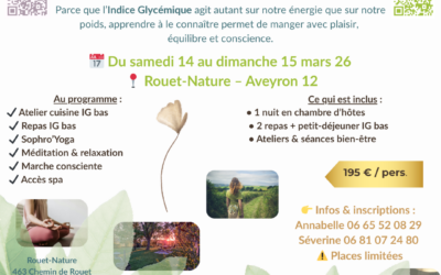 Week-end Sophro’Yoga & IG bas | Bien-être & énergie – Mars 2026